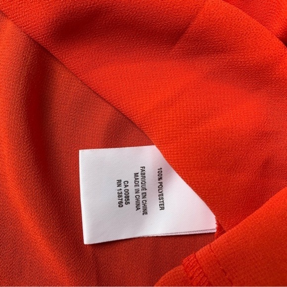 Fluted Sleeve Blouse Boho top flare sleeve wrap front Small - Picture 11 of 11